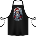 Christmas Samurai Shogun MMA Warrior Cotton Apron 100% Organic Black