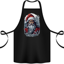 Christmas Samurai Shogun MMA Warrior Cotton Apron 100% Organic Black