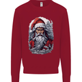 Christmas Samurai Shogun MMA Warrior Kids Sweatshirt Jumper Red
