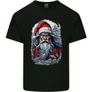 Christmas Samurai Shogun MMA Warrior Mens Cotton T-Shirt Tee Top Black