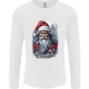 Christmas Samurai Shogun MMA Warrior Mens Long Sleeve T-Shirt White
