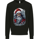 Christmas Samurai Shogun MMA Warrior Mens Sweatshirt Jumper Black