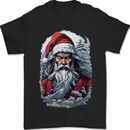 Christmas Samurai Shogun MMA Warrior Mens T-Shirt 100% Cotton Black