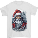 Christmas Samurai Shogun MMA Warrior Mens T-Shirt 100% Cotton White