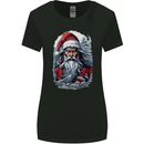 Christmas Samurai Shogun MMA Warrior Womens Wider Cut T-Shirt Black