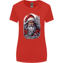 Christmas Samurai Shogun MMA Warrior Womens Wider Cut T-Shirt Red