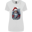 Christmas Samurai Shogun MMA Warrior Womens Wider Cut T-Shirt White