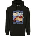 Christmas Santa Claus Needs a Break Xmas Childrens Kids Hoodie Black