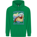 Christmas Santa Claus Needs a Break Xmas Childrens Kids Hoodie Irish Green