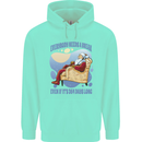 Christmas Santa Claus Needs a Break Xmas Childrens Kids Hoodie Peppermint