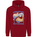 Christmas Santa Claus Needs a Break Xmas Childrens Kids Hoodie Red
