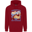 Christmas Santa Claus Needs a Break Xmas Childrens Kids Hoodie Red