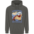 Christmas Santa Claus Needs a Break Xmas Childrens Kids Hoodie Storm Grey