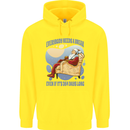 Christmas Santa Claus Needs a Break Xmas Childrens Kids Hoodie Yellow