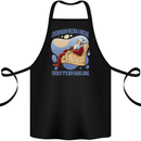 Christmas Santa Claus Needs a Break Xmas Cotton Apron 100% Organic Black