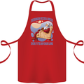 Christmas Santa Claus Needs a Break Xmas Cotton Apron 100% Organic Red