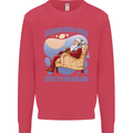 Christmas Santa Claus Needs a Break Xmas Kids Sweatshirt Jumper Heliconia