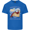 Christmas Santa Claus Needs a Break Xmas Kids T-Shirt Childrens Royal Blue