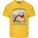 Christmas Santa Claus Needs a Break Xmas Kids T-Shirt Childrens Yellow