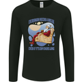 Christmas Santa Claus Needs a Break Xmas Mens Long Sleeve T-Shirt Black