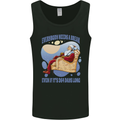 Christmas Santa Claus Needs a Break Xmas Mens Vest Tank Top Black