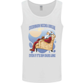 Christmas Santa Claus Needs a Break Xmas Mens Vest Tank Top White