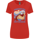 Christmas Santa Claus Needs a Break Xmas Womens Wider Cut T-Shirt Red