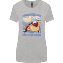Christmas Santa Claus Needs a Break Xmas Womens Wider Cut T-Shirt Sports Grey