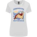 Christmas Santa Claus Needs a Break Xmas Womens Wider Cut T-Shirt White