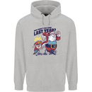 Christmas Santa Naughty List Funny Xmas Childrens Kids Hoodie Sports Grey