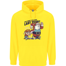 Christmas Santa Naughty List Funny Xmas Childrens Kids Hoodie Yellow
