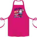 Christmas Santa Naughty List Funny Xmas Cotton Apron 100% Organic Pink