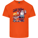 Christmas Santa Naughty List Funny Xmas Kids T-Shirt Childrens Orange