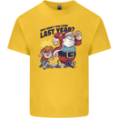 Christmas Santa Naughty List Funny Xmas Kids T-Shirt Childrens Yellow