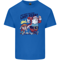 Christmas Santa Naughty List Funny Xmas Mens Cotton T-Shirt Tee Top Royal Blue