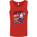 Christmas Santa Naughty List Funny Xmas Mens Vest Tank Top Red