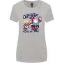 Christmas Santa Naughty List Funny Xmas Womens Wider Cut T-Shirt Sports Grey