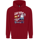 Christmas Santa Naughty List Xmas Funny Childrens Kids Hoodie Red