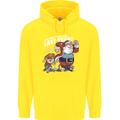 Christmas Santa Naughty List Xmas Funny Childrens Kids Hoodie Yellow