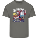 Christmas Santa Naughty List Xmas Funny Kids T-Shirt Childrens Charcoal