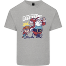Christmas Santa Naughty List Xmas Funny Kids T-Shirt Childrens Sports Grey