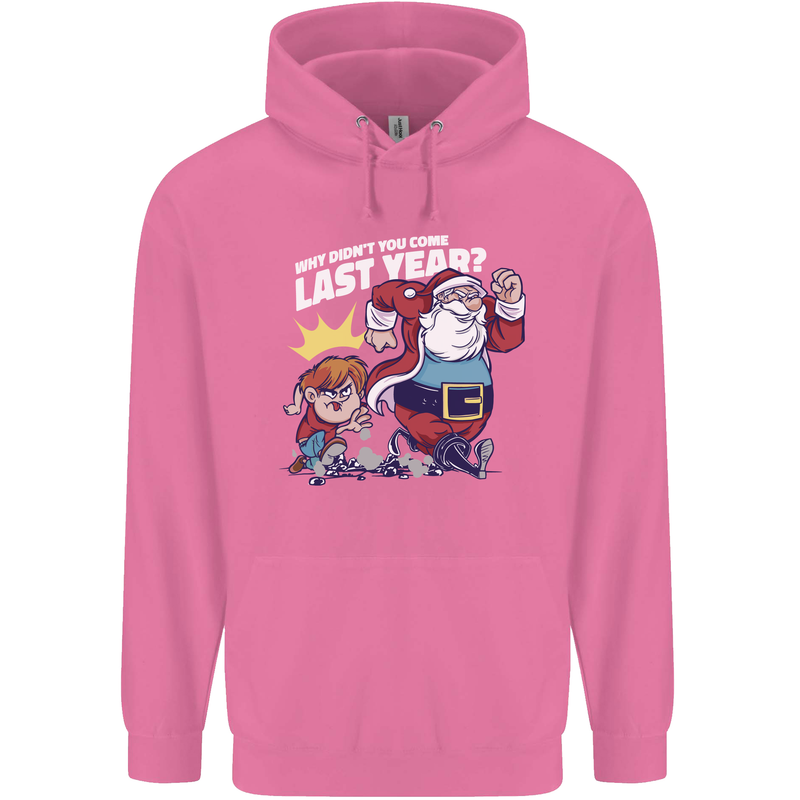 Christmas Santa Naughty List Xmas Funny Mens 80% Cotton Hoodie Azelea