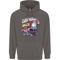 Christmas Santa Naughty List Xmas Funny Mens 80% Cotton Hoodie Charcoal