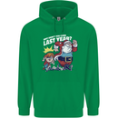 Christmas Santa Naughty List Xmas Funny Mens 80% Cotton Hoodie Irish Green