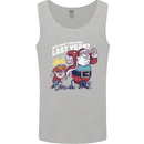 Christmas Santa Naughty List Xmas Funny Mens Vest Tank Top Sports Grey