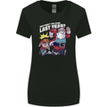 Christmas Santa Naughty List Xmas Funny Womens Wider Cut T-Shirt Black