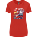 Christmas Santa Naughty List Xmas Funny Womens Wider Cut T-Shirt Red