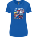 Christmas Santa Naughty List Xmas Funny Womens Wider Cut T-Shirt Royal Blue