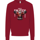 Christmas Santa Snatch Xmas Gym Training Mens Sweatshirt Jumper Red