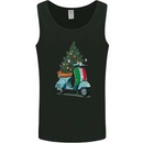 Christmas Scooter Xmas MOD Moped Mens Vest Tank Top Black